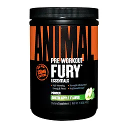 Предтренувальний комплекс Animal Fury, 30 порцій Зелене яблуко (483 грам) Universal Nutrition fit0014615