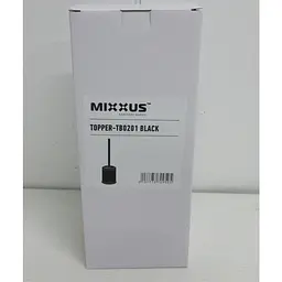 Йоржик для унітазу підлоговий Mixxus Topper-TB0201 black MI7095, Чорний матовий - мініатюра 4