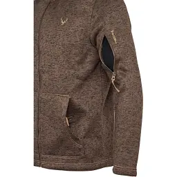 Куртка Orbis Textil Herrenjacke Strick-Fleece 418000-69 5XL Темно коричневий - мініатюра 4