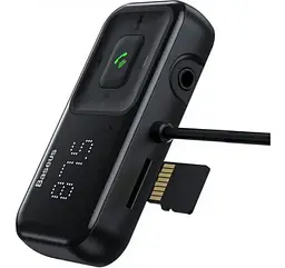 FM-трансмітер Baseus T Shaped S-16 Car bluetooth MP3 Player чорний (CCMT000201)