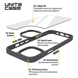 Чохол до мобільного телефона Armorstandart UNIT2 Apple iPhone 14 Black (ARM69937) - мініатюра 4