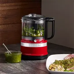 Кухонний мінікомбайн KitchenAid чаша 830мл 5KFC3516EER червоний - мініатюра 5