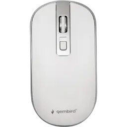 Миша бездротова Gembird MUSW-4B-06-WS White/Silver