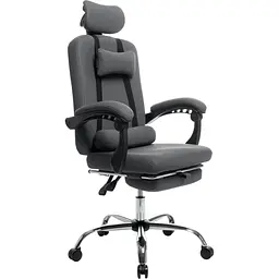 Офісне крісло GT Racer X-8003 Fabric Gray [132207] - мініатюра 3