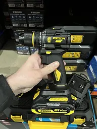 Шуруповерт професійний акумуляторний безщітковий Zegor CDPP-21BL/21В/70 Нм/дві швидкості/2 батареї 21В 2Ач/реверс/підсвічування/кейс - мініатюра 3
