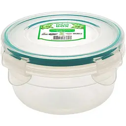 Контейнер Irak Plastik Fresh Box круглий 0.25 л прозорий (LC400) - мініатюра 2