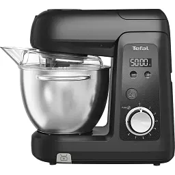 Кухонна машина Tefal Bake Partner + 1100 Вт чорна (QB5458F0)