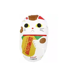 Тверде мило Pelican Beckoning Cat Soap з ароматом зеленого чаю "Манекі-неко" 180 г (4976631481890)