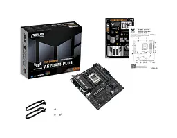 Материнcька плата TUF GAMING A620AM-PLUS sAM5 A620 4xDDR5 HDMI DP mATX Asus teh0018937 - мініатюра 3