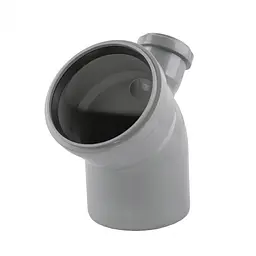 Коліно TA Sewage 110x45+ 50х90°х135 вертикальне SD00051454 - мініатюра 2