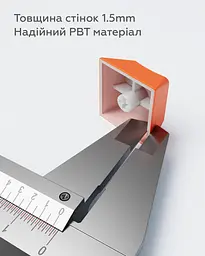 Набір кейкапів Dark Project PBT KS-43 ENG/UA/RU (DP-KS-0043) чорно-помаранчеві - мініатюра 3