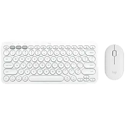 Комплект (клавіатура + миша) Logitech Pebble 2 Combo Білий Wireless (920-012240)