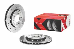 Диск тормозной задний вентилируемый Seat Leon I, VW Bora 96-13г Brembo ( 09.A652.1X ) - миниатюра 2