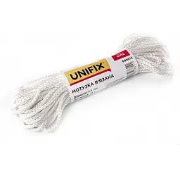 Мотузка в'язана універсальна Unifix 3 мм x 15 м біла