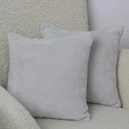 Подушка декоративна ТЕП Velure Light Grey 40x40 см світло-сірий (3-00437_34057)