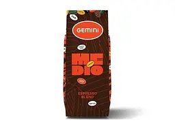 Кава в зернах GEMINI 1кг Medio