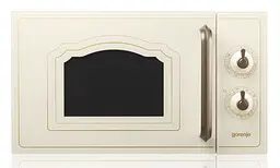 Мікрохвильова піч, 20л, мех. керув., 700Вт, гриль, бежевий Gorenje kuh0015132