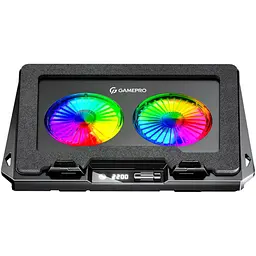 Охолоджувальна підставка для ноутбука до 17.3 дюймів GamePro GPCP-910 2xfans - мініатюра 2