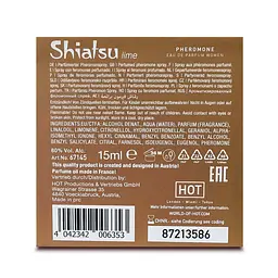 Парфуми з феромонами жіночі Shiatsu Pheromone Fragrance women lime 15 ml - мініатюра 6