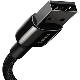 Кабель Baseus Tungsten Gold USB to Lightning 1m Black (CALWJ-01) [92814] - мініатюра 3