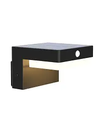 Вуличний світильник на сонячній батареї Goldlux 329417 Mali LED 1x4.5W 4000K 400Lm IP20 чорний
