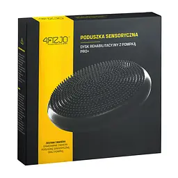 Балансувальна подушка-диск 4FIZJO PRO+ 33 см (сенсомоторна) масажна Black 4FJ0021 (P-5907222931936) - мініатюра 6