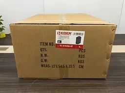 Відро для сміття з плавним закриттям прямокутне Koer TC-010206-07 6 л сірий KR5596, Сірий - мініатюра 7