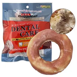 Ласощі для собак DoggyMan Dental Care Beef & Duck Doughnut кільце для чищення зубів жувальне