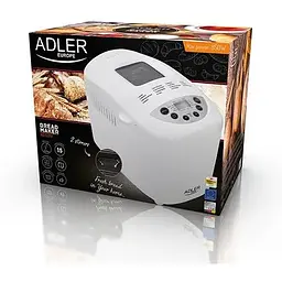Хлібопічка Adler AD 6019 потужність 850 Вт - мініатюра 4