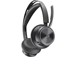 Гарнітура Poly комп'ютерна стерео On-ear Voyager Focus 2-M з підставкою для заряджання USB-A Bluetooth Microsoft Teams чорний (77Y87AA) - мініатюра 4