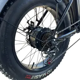 Складаний електровелосипед VOLTO Flex 20" 1000W 26Ah Black - мініатюра 7