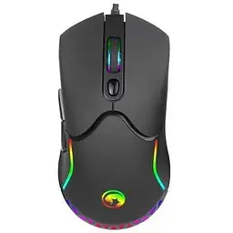 Мишка Marvo (M359) RGB-LED USB Black (M359)