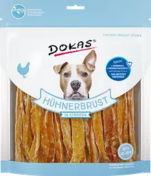Ласощі для собак Dokas - Куряча грудка смужками