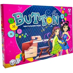 Настільна Гра-бродилка Miss Button Strateg 30355 рус.