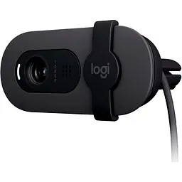 Веб-камера Logitech BRIO 100 Graphite (960-001585) [96682] - мініатюра 3