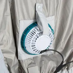 Куртка акумуляторна з вентиляцією Makita DFJ405ZM (LXT, CXT, без акумуляторів та зарядного пристрою) - мініатюра 8
