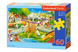 Пазли Castorland Зоопарк, 60 елементів, 32x23 см, B-066155