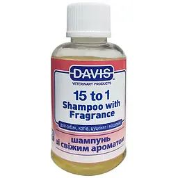 Davis 15 to 1 Shampoo Fresh Fragrance девіс 151 шампунь з ароматом свіжості для собак котів концентрат 0.05