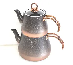 Двоярусний чайник O.M.S. Collection 8200-L Bronze (1,2/2,5 л.) - мініатюра 2