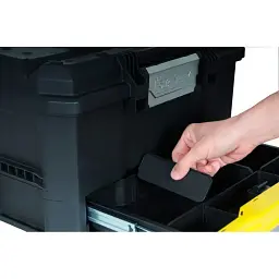 Ящик для інструменту Stanley 19" пластмасовий з висувною секцією 48.1х27.9х28.7 см (1-70-316) - мініатюра 5