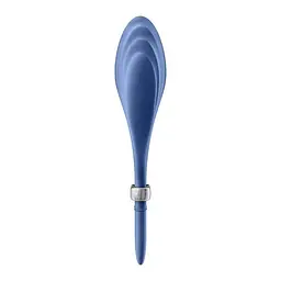 Ерекційне кільце Satisfyer Duelist Ring Vibrato 14.2 см синій - мініатюра 4