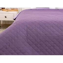 Покривало Руно двостороннє декоративне Violet 150х212 см фіолетове - мініатюра 5