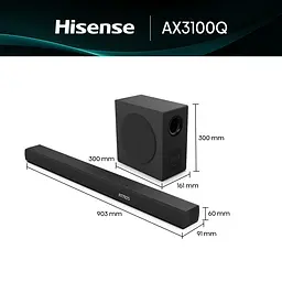 Саундбар Hisense AX3100Q (7221452) - мініатюра 3