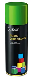 Фарба аерозольна емаль SLIDER RAL 6018 Жовто-зелений 400мл
