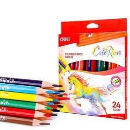 Олівці кольорові Deli EC00320 ColoRun 24 кольори