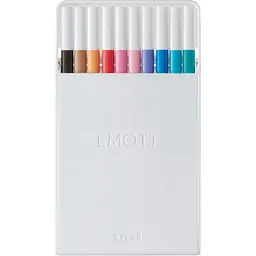 Набір лайнерів Uni Emott Fine Line Soft Pastel Color 0.4 мм 10 кольорів (PEM-SY/10C.02SPC) - мініатюра 2