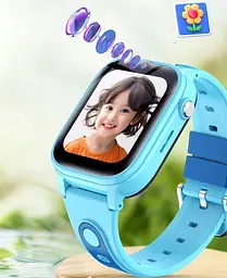 Дитячий смарт годинник Lemfo Y82 на Android з 4G SIM-картою, GPS, прослушкою, TikTok, YouTube, WhatsApp, камерою , пам’яттю 16 ГБ та IP67 Рожевий - мініатюра 6