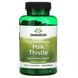 Розторопша Swanson Milk Thistle 500 mg 100 caps (1086-100-21-9320641-20)