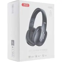 Навушники бездротові XO BE39 стерео чорні 6920680846573 - мініатюра 4