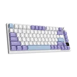Клавіатура Ajazz AK820 Pro Gift Switch Purple RGB USB/Wireless/Bluetooth UA Purple (AK820PRO-G-PWB) - мініатюра 5